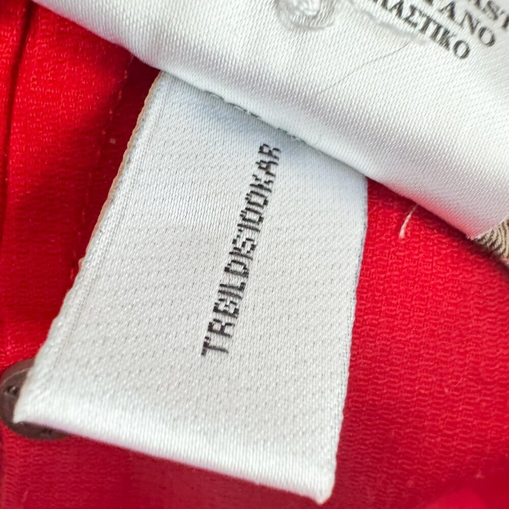 Burberry Golf Red Corduroy Bootcut High waist Pants 0/2 - Picture 13 of 15